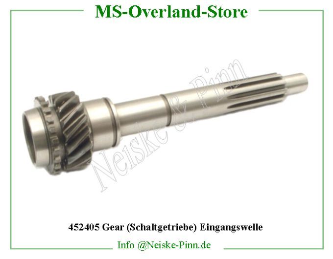  Gear (Schaltgetriebe) Eingangswelle  Willys-MB Pignon a queue nu bv   Willys Overland Gear main drive trans t84 Neiske & Pinn  WOA5554 WO-A-5554 Willys Overland  Willys-MB  WO-A5554 Willys-MB  Neiske & Pinn  