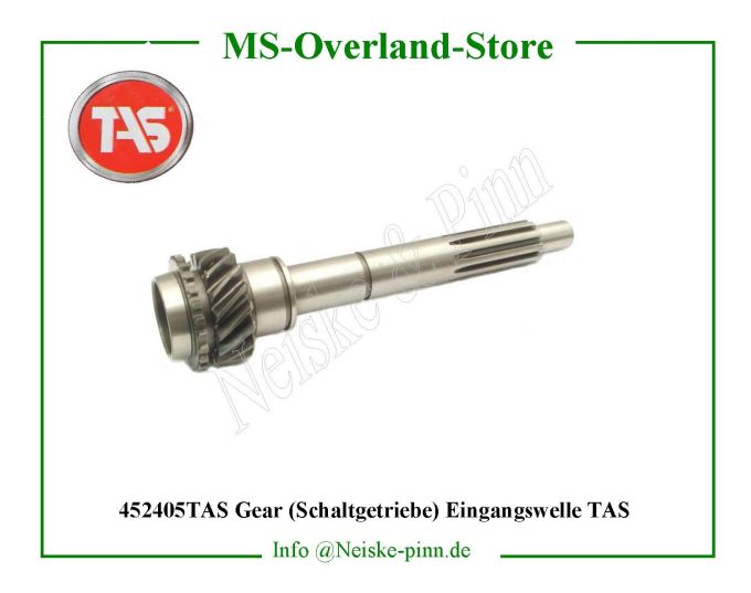  Gear (Schaltgetriebe) Eingangswelle TAS  Willys-MB Pignon a queue nu bv   Willys Overland Gear main drive trans t84 Neiske & Pinn  WOA5554 WO-A-5554 Willys Overland  Willys-MB  WO-A5554 Willys-MB  Neiske & Pinn  