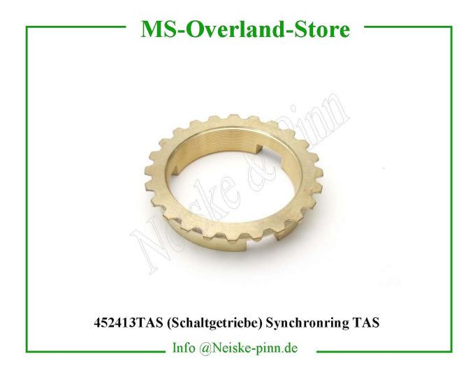  (Schaltgetriebe) Synchronring TAS  Willys-MB Bague syncro bv t84 jeep mb   Willys Overland Ring syncronizer blocking t84 Neiske & Pinn  WO637834 WO-637834 Willys Overland  Willys-MB  WO-637834 Willys-MB  Neiske & Pinn  