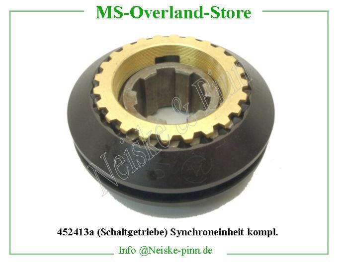  (Schaltgetriebe) Synchroneinheit kompl.  Willys-MB Pignon syncro 2eme/3eme complet   Willys Overland Synchronizer high and inter gear t84 Neiske & Pinn  WOA6318 WO-A-6318 Willys Overland  Willys-MB  WO-A6318 Willys-MB  Neiske & Pinn  