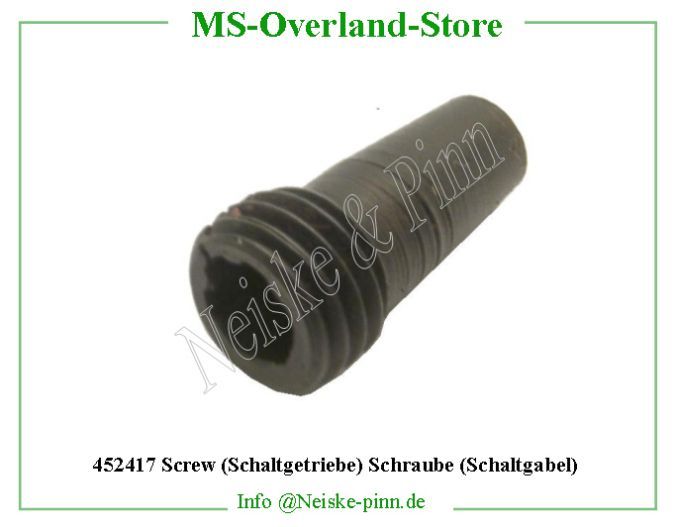  Screw (Schaltgetriebe) Schraube (Schaltgabel)  Willys-MB Vis fourchette blocage bv jeep   Willys Overland Screw lock sift fork t84 Neiske & Pinn  WO636200 WO-636200 Willys Overland  Willys-MB  WO-636200 Willys-MB  Neiske & Pinn  