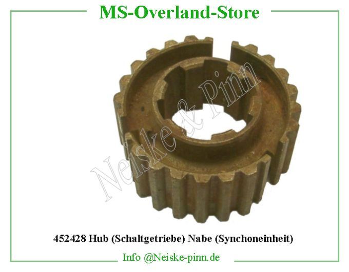  Hub (Schaltgetriebe) Nabe (Synchoneinheit)  Willys-MB   Willys Overland  Neiske & Pinn  WOA6319  Neiske & Pinn  Willys-MB  Willys Overland  Willys-MB   Willys Overland  Willys-MB  Neiske & Pinn  