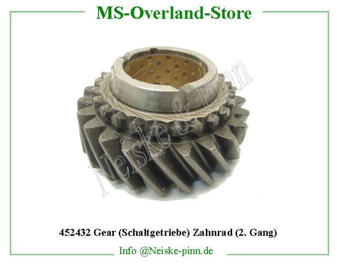  Gear (Schaltgetriebe) Zahnrad (2. Gang)  Willys-MB Pignon fou 2eme boite de vitesse net   Willys Overland Gear main shaft second speed t84 Neiske & Pinn  WO638798 WO-638798 Willys Overland  Willys-MB  WO-638798 Willys-MB  Neiske & Pinn  