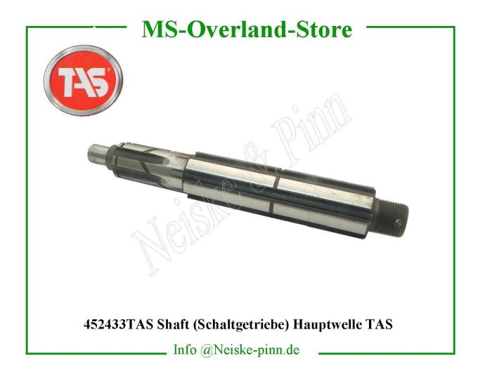  Shaft (Schaltgetriebe) Hauptwelle TAS  Willys-MB Arbre a cannelures bv jeep mb   Willys Overland Shaft main transmission t84 Neiske & Pinn  WOA519 WO-A-519 Willys Overland  Willys-MB  WO-A519 Willys-MB  Neiske & Pinn  