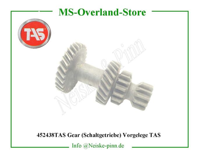  Gear (Schaltgetriebe) Vorgelege TAS  Willys-MB Pignon train fixe complet bv   Willys Overland Gears counter t84 Neiske & Pinn  WOA739 WO-A-739 Willys Overland  Willys-MB  WO-A739 Willys-MB  Neiske & Pinn  