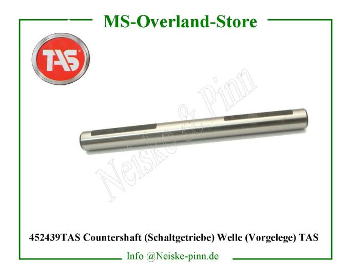  Countershaft (Schaltgetriebe) Welle (Vorgelege) TAS  Willys-MB Axe pignon train fixe bv mb   Willys Overland Countershaft transmission t84 Neiske & Pinn  WO638948 WO-638948 Willys Overland  Willys-MB  WO-638948 Willys-MB  Neiske & Pinn  