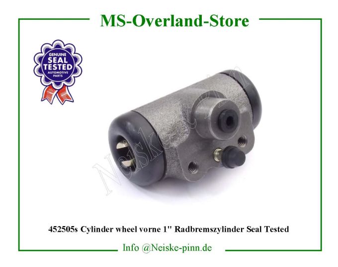  Cylinder wheel vorne 1" Radbremszylinder Seal Tested  Willys-M38   Willys Overland  Neiske & Pinn   Willys Overland  Willys-M38   Neiske & Pinn  Willys-M38  Willys Overland  Willys-M38   Willys Overland  Willys-M38  Neiske & Pinn  