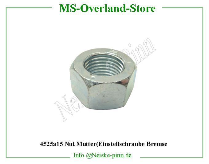  Nut Mutter(Einstellschraube Bremse  Willys-M38   Willys Overland  Neiske & Pinn   Willys Overland  Willys-M38   Neiske & Pinn  Willys-M38  Willys Overland  Willys-M38   Willys Overland  Willys-M38  Neiske & Pinn  