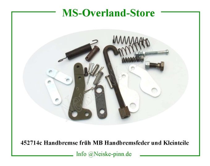  Handbremse früh MB Handbremsfeder und Kleinteile kit  Willys-MB   Willys Overland  Neiske & Pinn   Willys Overland  Willys-MB   Neiske & Pinn  Willys-MB  Willys Overland  Willys-MB   Willys Overland  Willys-MB  Neiske & Pinn  