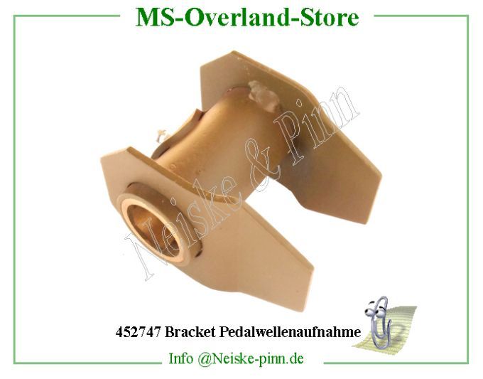  Bracket Pedalwellenaufnahme  Willys-MB Support axe de pedal frein/emb   Willys Overland Bracket bearing brake pedal shaft to frame Neiske & Pinn  WOA493 WO-A-493 Willys Overland  Willys-MB  WO-A493 Willys-MB  Neiske & Pinn  