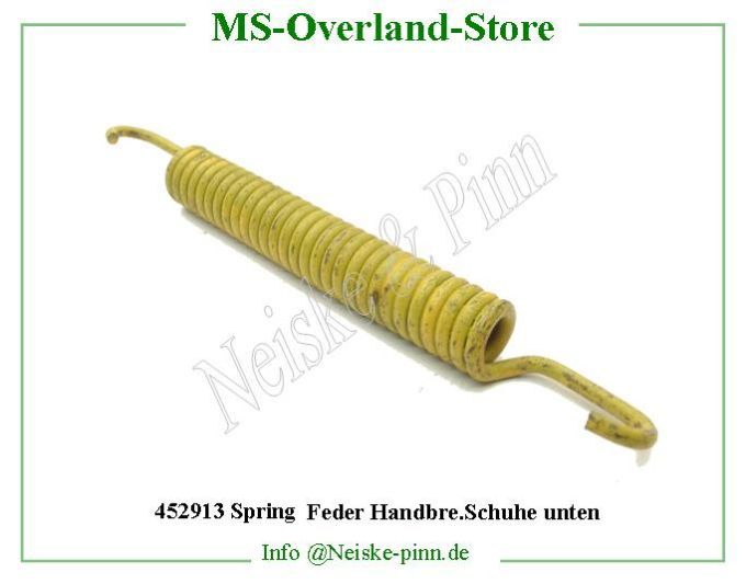  Spring Feder Handbre.Schuhe unten  Willys-M38 Ressort rappel mach cam fam ford   Willys Overland Spring hand brake shoe ford Neiske & Pinn  WOA10337 WO-A-10337 Willys Overland  Willys-M38  WO-A10337 Willys-M38  Neiske & Pinn  