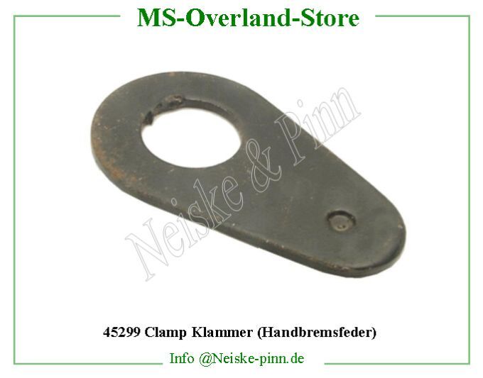  Clip Aufnahme für die Handbremsfeder  Willys-M38   Willys Overland  Neiske & Pinn   Willys Overland  Willys-M38   Neiske & Pinn  Willys-M38  Willys Overland  Willys-M38   Willys Overland  Willys-M38  Neiske & Pinn  