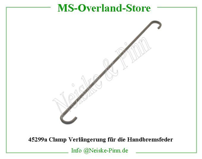  Clamp Verlängerung für die Handbremsfeder  Willys-M38   Willys Overland  Neiske & Pinn   Willys Overland  Willys-M38   Neiske & Pinn  Willys-M38  Willys Overland  Willys-M38   Willys Overland  Willys-M38  Neiske & Pinn  