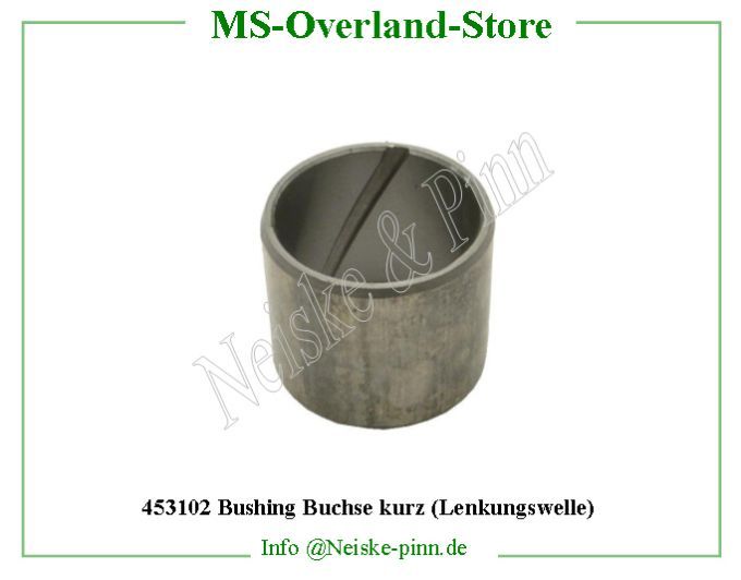  Bushing Buchse kurz (Lenkungswelle)  Willys-CJ3B Bague boitier direction courte   Willys Overland Bushing housing inner Neiske & Pinn  WO639090 WO-639090 Willys Overland  Willys-CJ3B  WO-639090 Willys-CJ3B  Neiske & Pinn  