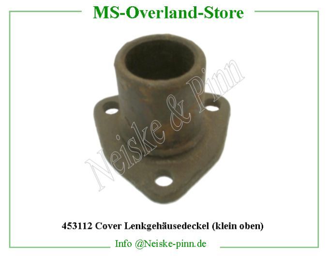  Cover Lenkgehäusedeckel (klein oben)  Willys-CJ3B COUVERCLE EMBASE BOITIER DIREC  Willys Overland  Neiske & Pinn  WOA1760 WO-A1760 Willys Overland  Willys-CJ3B  WO-A-1760 Willys-CJ3B  Neiske & Pinn  