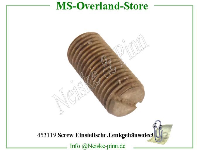  Screw Einstellschr.Lenkgehäusedeckel  Willys-CJ3B   Willys Overland  Neiske & Pinn   Willys Overland  Willys-CJ3B   Neiske & Pinn  Willys-CJ3B  Willys Overland  Willys-CJ3B   Willys Overland  Willys-CJ3B  Neiske & Pinn  