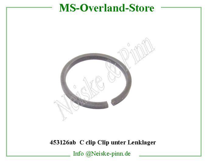  C clip Clip unter Lenklager  Willys-CJ3B   Willys Overland  Neiske & Pinn  WO639103  Neiske & Pinn  Willys-CJ3B  Willys Overland  Willys-CJ3B   Willys Overland  Willys-CJ3B  Neiske & Pinn  