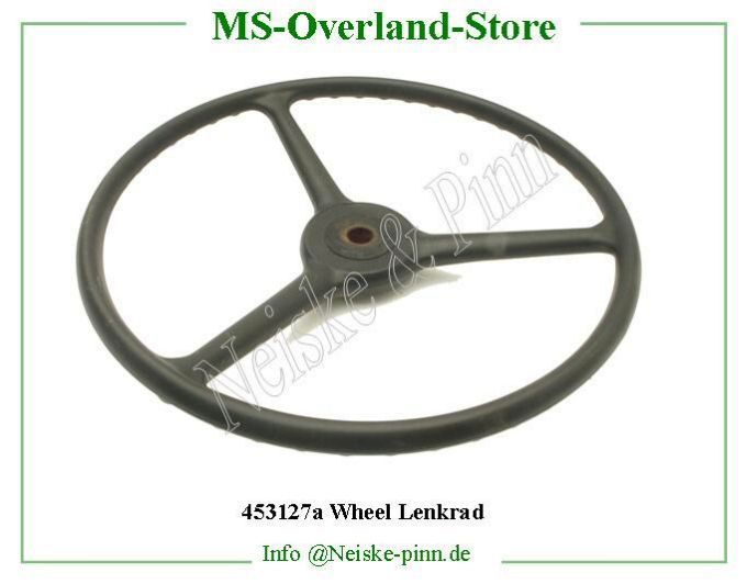  Wheel Lenkrad schwarz  Willys-CJ2A   Willys Overland  Neiske & Pinn  WOA6858 WO-A-6858 Willys Overland  Willys-CJ2A  WO-A6858 Willys-CJ2A  Neiske & Pinn  