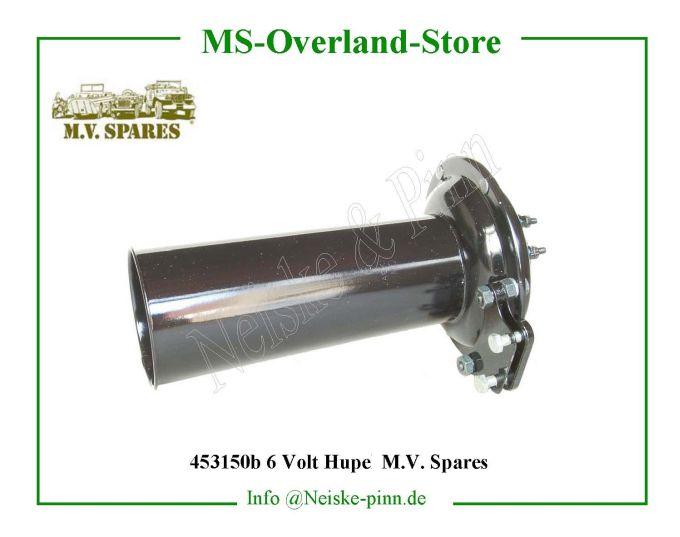  6 Volt Hupe M.V. Spares  Willys-MB Avertisseur 6v copie sparton net   Willys Overland Horn 6 volts sparton Neiske & Pinn  WOA1312 WO-A-1312 Willys Overland  Willys-MB  WO-A1312 Willys-MB  Neiske & Pinn  