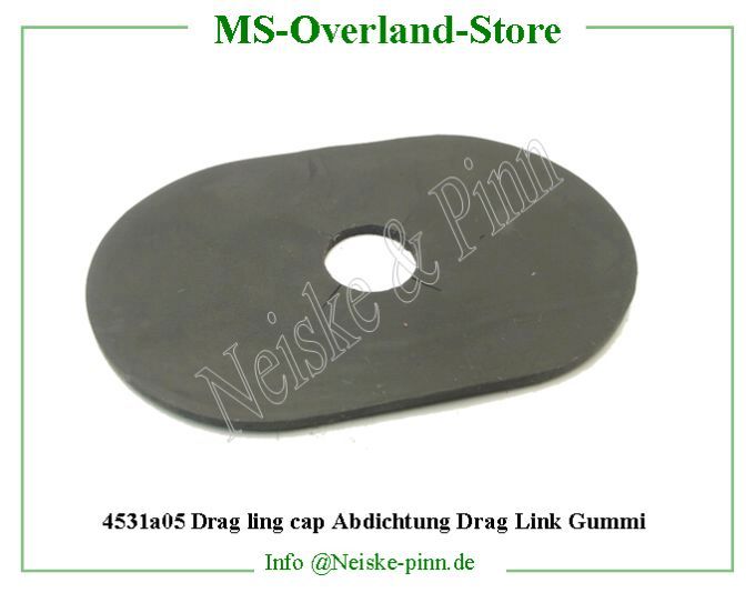 Drag ling cap Abdichtung Drag Link Gummi  Willys-CJ3B   Willys Overland  Neiske & Pinn  WOA622 WO-A-622 Willys Overland  Willys-CJ3B  WOA622 Willys-CJ3B  Neiske & Pinn  