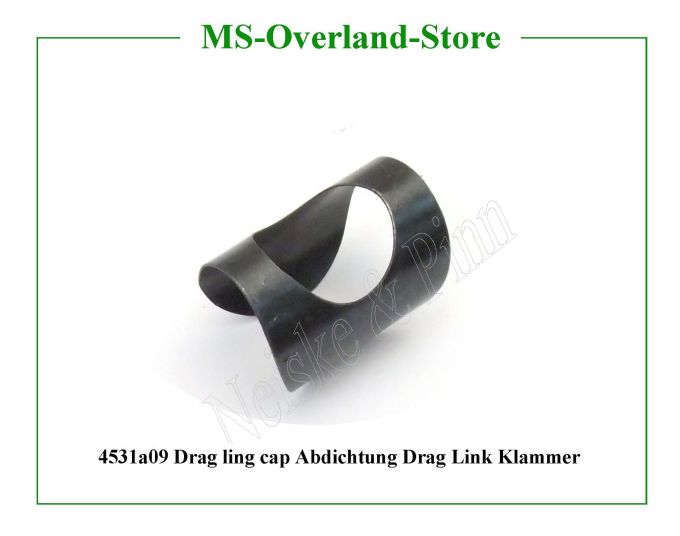  Drag ling cap Abdichtung Drag Link Klammer  Willys-CJ3B   Willys Overland  Neiske & Pinn  WOA623 WO-A623 Willys Overland  Willys-CJ3B  WO-A-623 Willys-CJ3B  Neiske & Pinn  