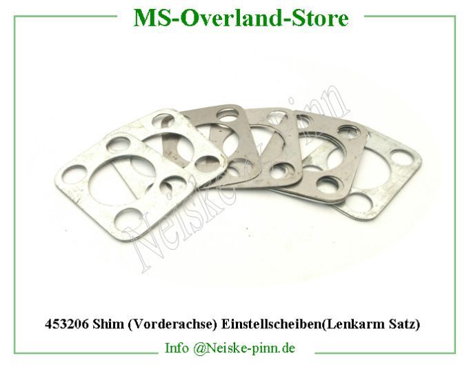  Shim (Vorderachse) Einstellscheiben(Lenkarm Satz)  Willys-M38 Cales reglage rlt pivot (jeu)   Willys Overland Shims king pin adjusting Neiske & Pinn  WOA6882 WO-A6882 Willys Overland  Willys-M38  WO-A-6882 Willys-M38  Neiske & Pinn  