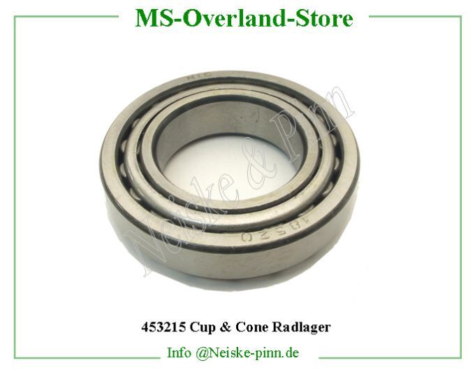  Cup and Cone Radlager  Willys-M38 Roulement moyeu cpt 18520-18590   Willys Overland Bearing wheel roller&cone Neiske & Pinn  WO52942C WO-52942C Willys Overland  Willys-M38  WOA52942C Willys-M38  Neiske & Pinn  
