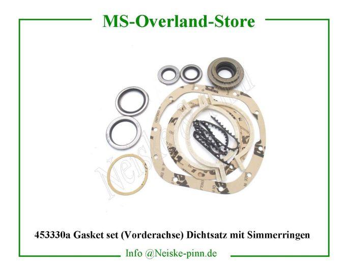  Gasket set (Vorderachse) Dichtsatz mit Simmerringen  Willys-M38   Willys Overland  Neiske & Pinn   Willys Overland  Willys-M38   Neiske & Pinn  Willys-M38  Willys Overland  Willys-M38   Willys Overland  Willys-M38  Neiske & Pinn  