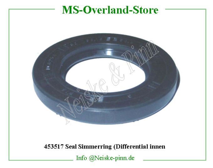  Seal Simmerring (Differential innen  Willys-M38 Joint spi pont int differentiel jeep   Willys Overland Seal oil carrier end Neiske & Pinn  WOA779 WO-A779 Willys Overland  Willys-M38  WO-A-779 Willys-M38  Neiske & Pinn  
