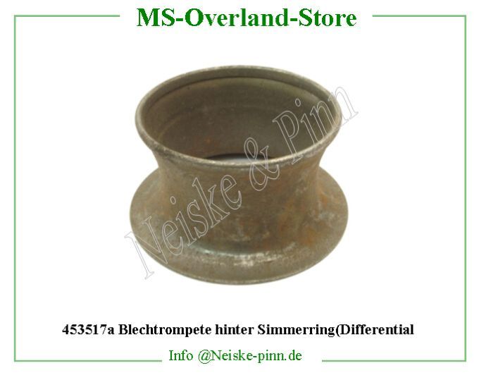  Blechtrompete hinter Simmerring(Differential  Willys-M38   Willys Overland  Neiske & Pinn   Willys Overland  Willys-M38   Neiske & Pinn  Willys-M38  Willys Overland  Willys-M38   Willys Overland  Willys-M38  Neiske & Pinn  