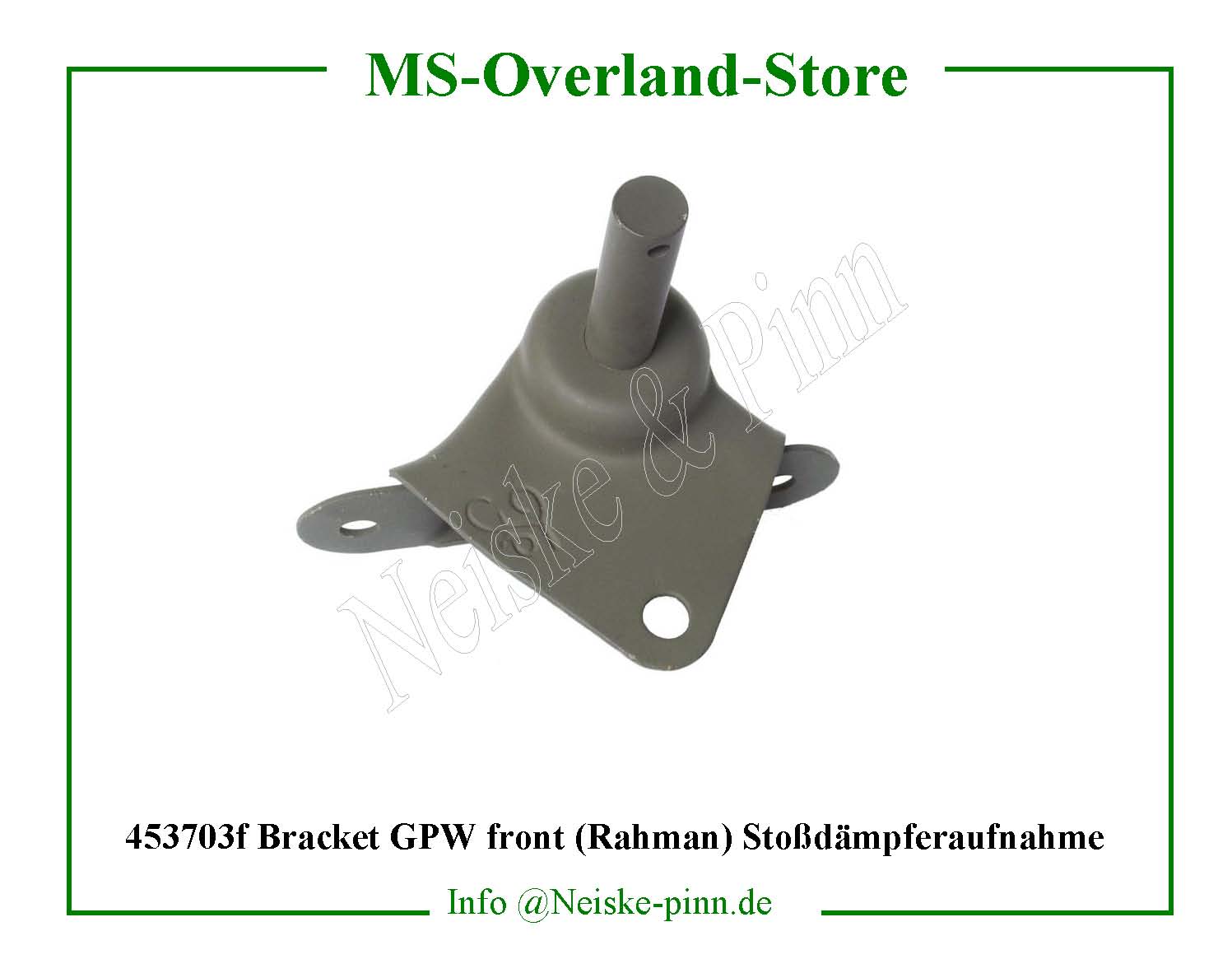 ==> click: max/min Bracket GPW front (Rahmen) Stoßdämpferaufnahme links Willys-MB Support amortisseur av gauche/chassis gpw Willys Overland Bracket&shaft shock absorber front left gpw Neiske & Pinn GPW18041 Neiske & Pinn Willys-MB Willys Overland Willys-MB Willys Overland Willys-MB Neiske & Pinn