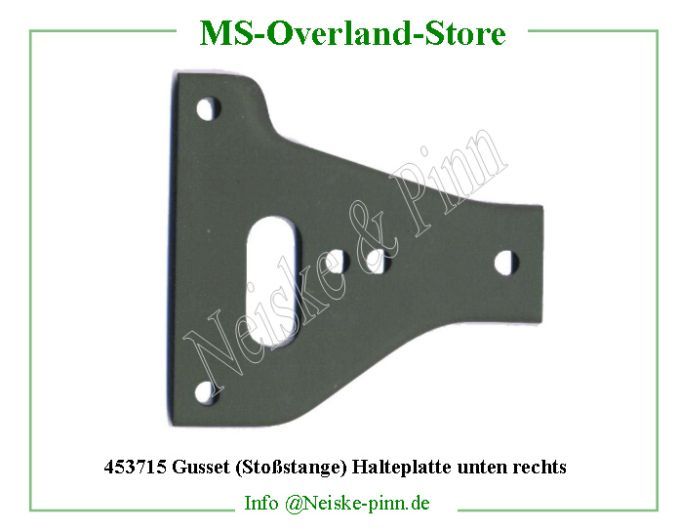 ==> click: max/min Gusset (Stoßstange) Halteplatte unten rechts Willys-MB Gousset pare choc inf droit Willys Overland Gusset front bumper lower right Neiske & Pinn WOA1130 WO-A1130 Willys Overland Willys-MB WO-A-1130 Willys-MB Neiske & Pinn
