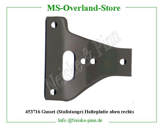 ==> click: max/min Gusset (Stoßstange) Halteplatte oben rechts Willys-MB Gousset pare choc avant sup droit Willys Overland Gusset front bumper upper right Neiske & Pinn WOA1128 WO-A1128 Willys Overland Willys-MB WO-A-1128 Willys-MB Neiske & Pinn