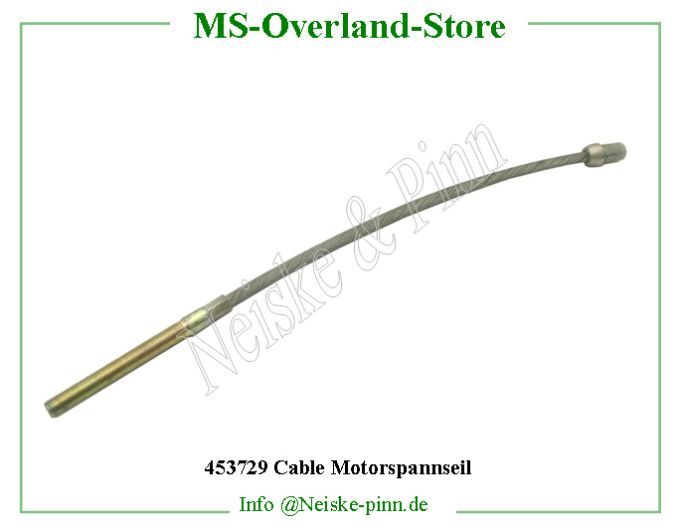 ==> click: max/min Cable Motorspannseil Willys-MB Cable tendeur moteur jeep Willys Overland Cable engine stay assembly Neiske & Pinn WOA5125 WO-A5125 Willys Overland Willys-MB WO-A-5125 Willys-MB Neiske & Pinn