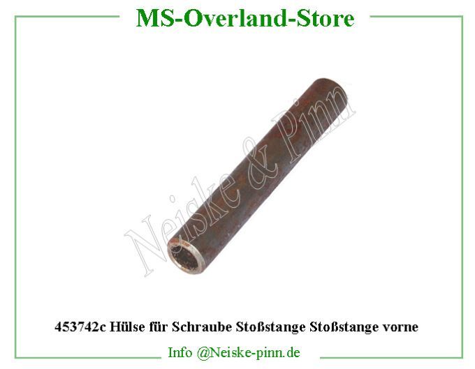 ==> click: max/min Hülse für Schraube Stoßstange vorn Willys-MB ENTRETOISE GOUSSET PARE CHOC AVANT (JEU DE 2) Willys Overland SPACER FRONT BUMPER GUSSET (SET OF 2) Neiske & Pinn WOA1120 WO-A1120 Willys Overland Willys-MB WO-A-1120 Willys-MB Neiske & Pinn