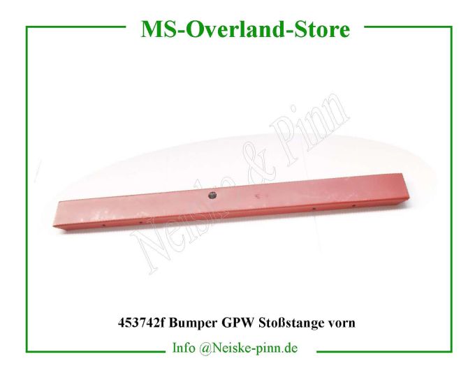 ==> click: max/min Bumper GPW Stoßstange vorn Willys-MB Pare choc avant US copie ford Willys Overland Bumper front ford stamped Neiske & Pinn WOA1117F WO-A1117F Willys Overland Willys-MB WO-A-1117F Willys-MB Neiske & Pinn
