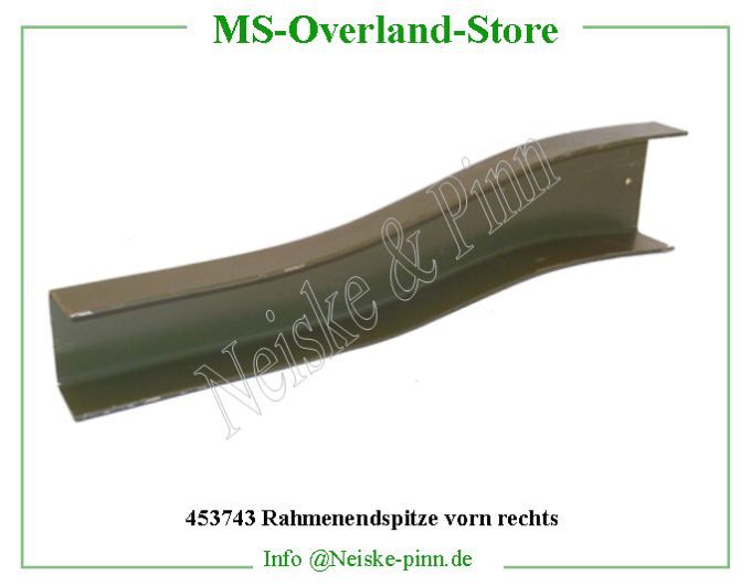 ==> click: max/min Rahmenendspitze vorn rechts Willys-MB Willys Overland Neiske & Pinn WOA1142D WO-A1142D Willys Overland Willys-MB WO-A-1142D Willys-MB Neiske & Pinn