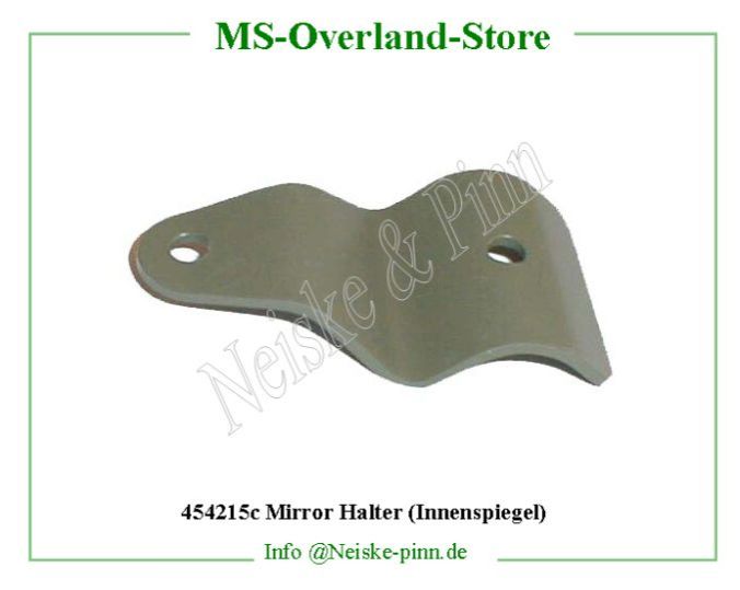  Mirror Halter (Innenspiegel)  Willys-CJ2A   Willys Overland  Neiske & Pinn  WO950933  Neiske & Pinn  Willys-CJ2A  Willys Overland  Willys-CJ2A   Willys Overland  Willys-CJ2A  Neiske & Pinn  
