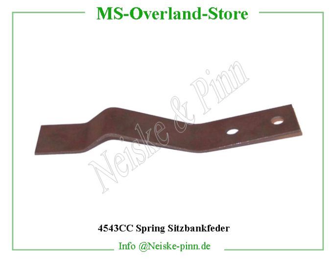  Spring Sitzbankfeder  Willys-M38A1 Ressort armature siege ar ouvert   Willys Overland Spring rear seat frame retaining Neiske & Pinn  WOA2830 WO-A2830 Willys Overland  Willys-M38A1  WO-A-2830 Willys-M38A1  Neiske & Pinn  
