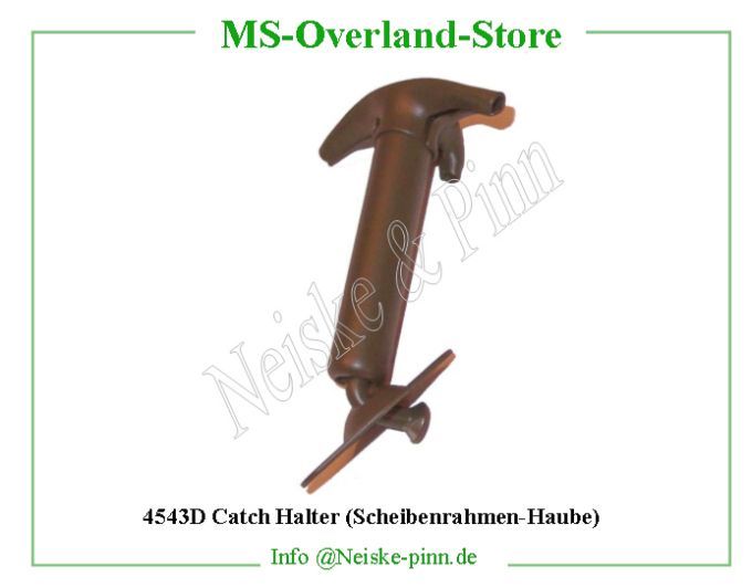  Catch Halter (Scheibenrahmen-Haube)  Willys-CJ2A Attache pare brise sur capot   Willys Overland Catch windshield hold down Neiske & Pinn  WOA3197 WO-A3197 Willys Overland  Willys-CJ2A  WO-A-3197 Willys-CJ2A  Neiske & Pinn  