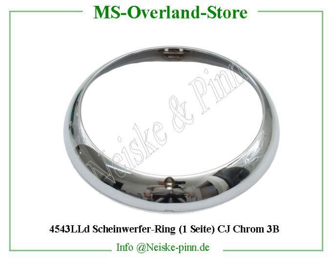  Scheinwerfer-Ring (1 Seite) CJ Chrom 3B  Willys-CJ3B   Willys Overland  Neiske & Pinn   Willys Overland  Willys-CJ3B   Neiske & Pinn  Willys-CJ3B  Willys Overland  Willys-CJ3B   Willys Overland  Willys-CJ3B  Neiske & Pinn  