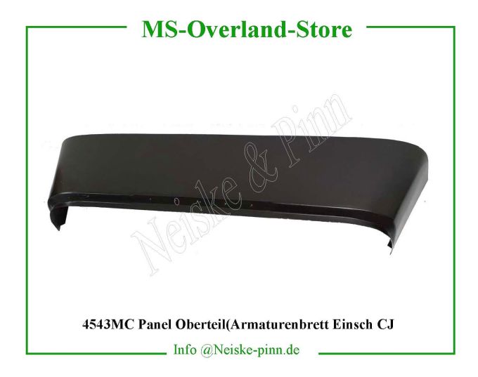  Panel Oberteil(Armaturenbrett Einsch CJ  Willys-CJ2A   Willys Overland  Neiske & Pinn   Willys Overland  Willys-CJ2A   Neiske & Pinn  Willys-CJ2A  Willys Overland  Willys-CJ2A   Willys Overland  Willys-CJ2A  Neiske & Pinn  