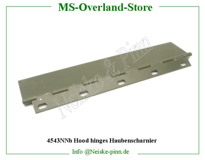 ==> click: max/min Hood hinges Haubenscharnier Willys-CJ3B Charniere de capot assemblee Willys Overland Hinge hood ass Neiske & Pinn WOA2188 WO-A2188 Willys Overland Willys-CJ3B WO-A-2188 Willys-CJ3B Neiske & Pinn
