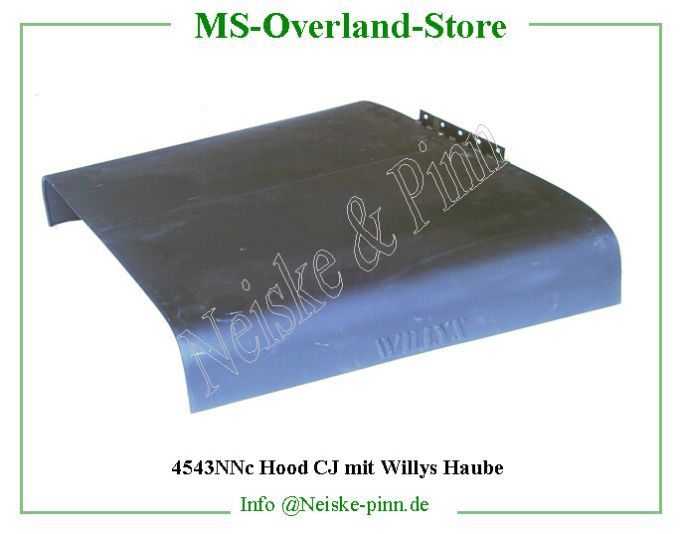  Hood Haube CJ2A  Willys-CJ2A   Willys Overland  Neiske & Pinn   Willys Overland  Willys-CJ2A   Neiske & Pinn  Willys-CJ2A  Willys Overland  Willys-CJ2A   Willys Overland  Willys-CJ2A  Neiske & Pinn  