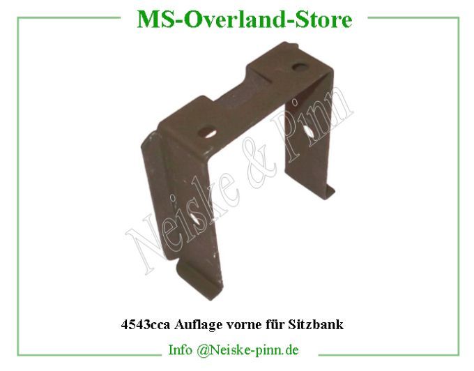  Auflage vorne für Sitzbank  Willys-M38A1   Willys Overland  Neiske & Pinn  WOA3029 WO-A3029 Willys Overland  Willys-M38A1  WO-A-3029 Willys-M38A1  Neiske & Pinn  