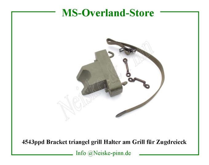  Bracket triangel grill Halter am Grill für Zugdreieck  Willys-MB   Willys Overland  Neiske & Pinn  WOA8105 WO-A-8105 Willys Overland  Willys-MB  WO-A8105 Willys-MB  Neiske & Pinn  