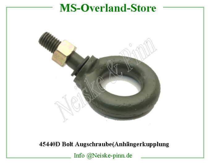 ==> click: max/min Bolt Augschraube(Anhängerkupplung Willys-CJ3B Vis oeil crochet de remorque Willys Overland Bolt eye pintle hook Neiske & Pinn WOA6393 WO-A6393 Willys Overland Willys-CJ3B WO-A-6393 Willys-CJ3B Neiske & Pinn