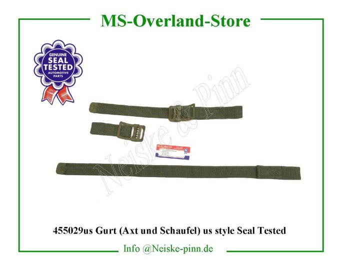  Gurt (Axt und Schaufel) us style Seal Tested  Willys-MB Sangles pelle et hache US (le jeu)   Willys Overland Straps ax and showel US Neiske & Pinn  WOA3135 WOA3137 Willys Overland  Willys-MB  WOA3139 Willys-MB  Neiske & Pinn  