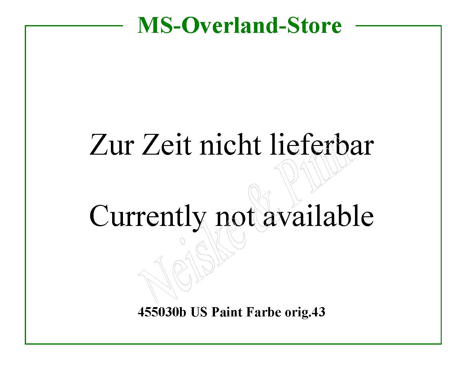  USA Paint Farbe orig. 43 (Preis je kg) Gebinde 1 kg  Willys-CJ2A   Willys Overland  Neiske & Pinn   Willys Overland  Willys-CJ2A   Neiske & Pinn  Willys-CJ2A  Willys Overland  Willys-CJ2A   Willys Overland  Willys-CJ2A  Neiske & Pinn  