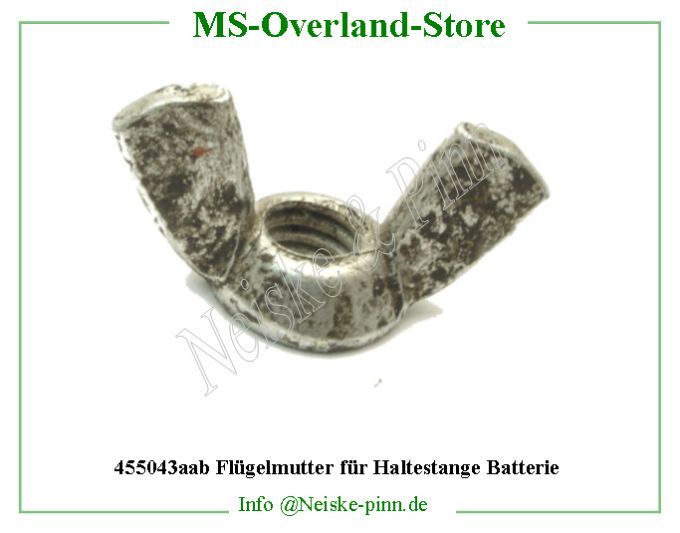 ==> click: max/min Flügelmutter für Haltestange Batterie Willys-MB Willys Overland Neiske & Pinn Willys Overland Willys-MB Neiske & Pinn Willys-MB Willys Overland Willys-MB Willys Overland Willys-MB Neiske & Pinn